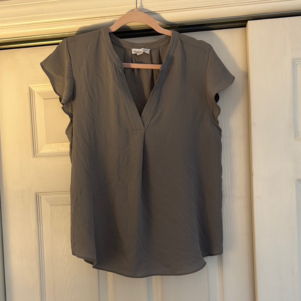Calvin Klein Charcoal Blouse